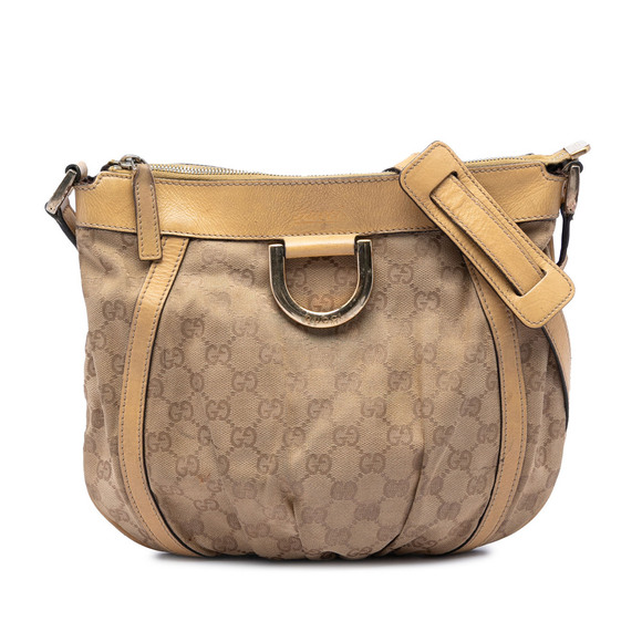 Gucci Handbags - Pre-Loved Gucci GG Canvas Abbey D Ring Crossbody